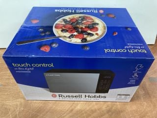 RUSSELL HOBBS 20 LITRE BLACK TOUCH CONTROL MICROWAVE