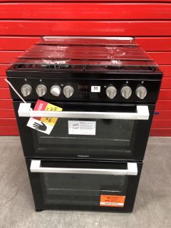 HOTPOINT 4 BURNER GAS COOKER MODEL: HDM67G9C2CSB/UK RRP: £609