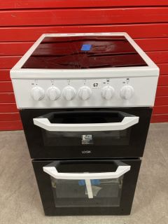 LOGIK FREESTANDING TWIN CAVITY ELECTRIC COOKER MODEL: LFTC50W23 RRP: £319