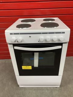 ESSENTIALS SOLID PLATE ELECTRIC COOKER MODEL: CFSE60W18 RRP: £239