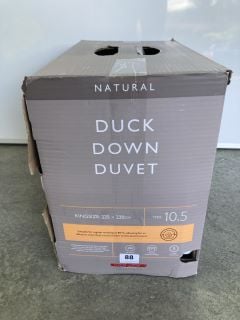 JOHN LEWIS DUCK DOWN DUVET - KINGSIZE 225 X 220CM TOG 10.5