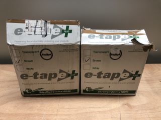 2X BOXES OF BROWN TAPE