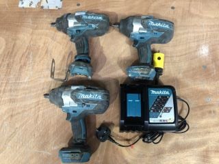 3X MAKITA DTW1002