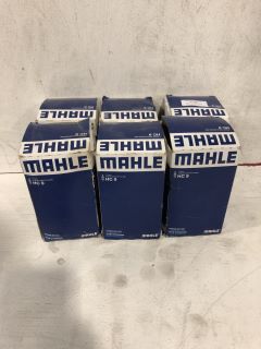 6X MAHLE HYDRAULIC FILTER