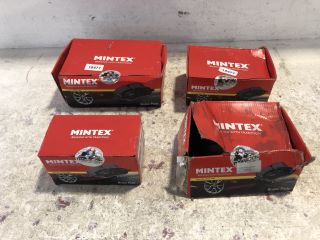 4X BRAKE PADS