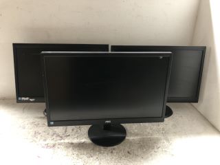 3X AOC MONITORS