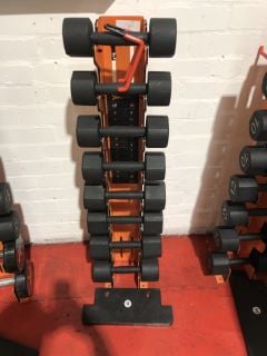 DUMBELL WEIGHT SET WITH STAND