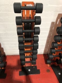 DUMBELL WEIGHT SET WITH STAND