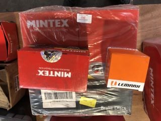 3X ASSORTED ITEMS TO INCLUDE MINTEX BREAK PAD