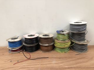 QTY OF SMALL DRUMS OF CABLE