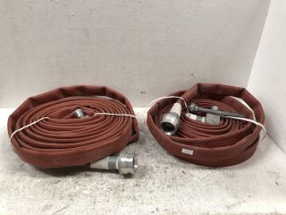 2 X HYDRANT HOSES