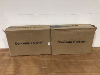 2 X CONSEALED CISTERNS