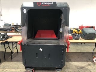 ARMORGARD SS7 CUTTINGSTATION 174KG RRP Â£2800 (SIZE 135CM W X 190CM H X 90CM D) TO INCLUDE KEY