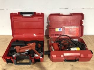 HILTI HDM 330 MANUAL ADHESIVE DISPENSER  & HILTI TE 15 ROTARY HAMMER DRILL