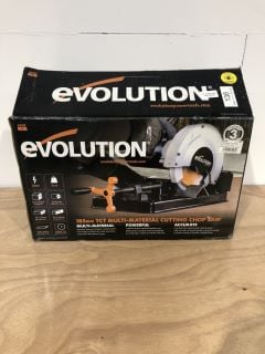 EVOLUTION 185MM TCT MULTI-MATERIAL CUTTING CHOP SAW