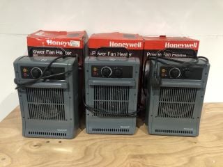 X3 HONEYWELL HEIZGIGANT 2500W POWER FAN HEATER