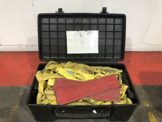 TOOLBOX TO CONTAIN QTY OF LIFTING STRAPS