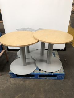 2 X ROUND TABLES