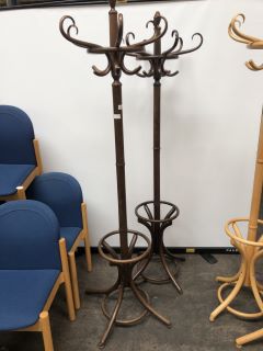 2X COAT AND HAT STANDS