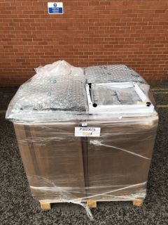 1X PALLET WITH TOTAL RRP VALUE OF £1136 TO INCLUDE 2X KENWOOD GAS COOKERS MODEL NO KTG606S22, 1X KENWOOD GAS COOKERS MODEL NO KDG606S22, 1X ESSENTIALS GAS COOKERS MODEL NO0, (TRADE CUSTOMERS ONLY)