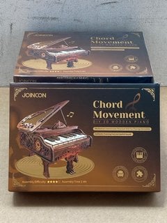 4 X JOINCON CHORD MOVEMENT DIY 3D WOODEN PIANO FIGURES: LOCATION - A2