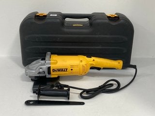 DEWALT DWE492K ANGLE GRINDER - RRP £156 (PLEASE NOTE: 18+YEARS ONLY. ID MAY BE REQUIRED): LOCATION - FRONT BOOTH