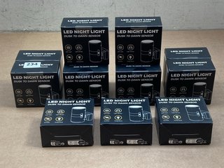 QTY OF LED NIGHT LIGHTS WITH DUSK TO DAWN SENSORS: LOCATION - A3