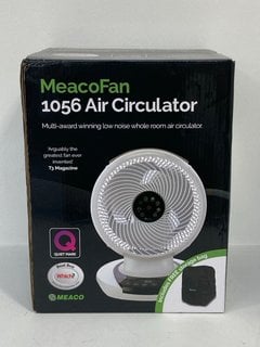 MEACO 1056 AIR CIRCULATION FAN IN WHITE: LOCATION - FRONT BOOTH