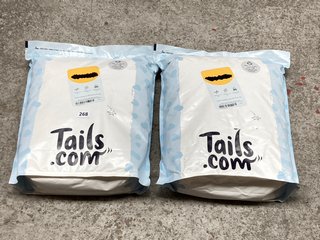 2 X TAILS 7KG DRY DOG FOOD BAGS - BBE 06/01/2025: LOCATION - A4