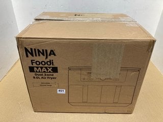 NINJA FOODI MAX DUAL ZONE 9.5L AIR FRYER - RRP £175: LOCATION - B15