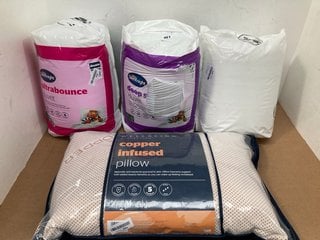 4 X BEDDING ITEMS TO INCLUDE SILENTNIGHT ULTRABOUNCE DUVET - DOUBLE: LOCATION - B14