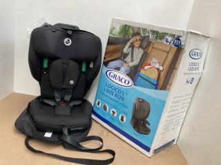 GRACO LOGICO L I-SIZE R129 HIGH BACK KIDS CAR SEAT TO INCLUDE MAXI-COSI NOMAD PLUS HIGH BACK TODDLERS CAR SEAT: LOCATION - B14