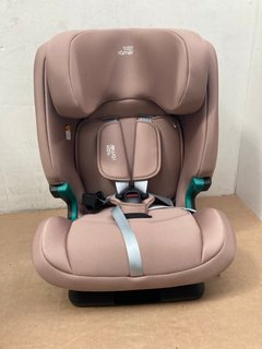 BRITAX ROMER EVOLVA FIX KIDS CAR SEAT IN DUSTY ROSE - RRP £170: LOCATION - B12