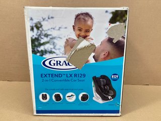 GRACO EXTENT LX R129 2 IN 1 CONVERTIBLE CAR SEAT: LOCATION - B10