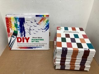 QTY OF DUMANASEN DRY ERASE WHITEBOARDS TO INCLUDE 3 X A3 PAINTING BY NUMBERS: LOCATION - B7