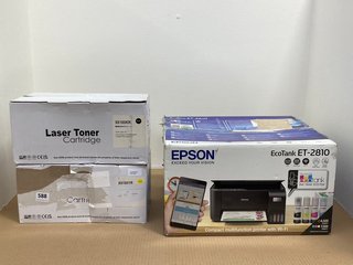 EPSON ECOTANK ET-2810 MULTI-PURPOSE PRINTER TO INCLUDE 4 X SET INK CARTRIDGES: LOCATION - B6