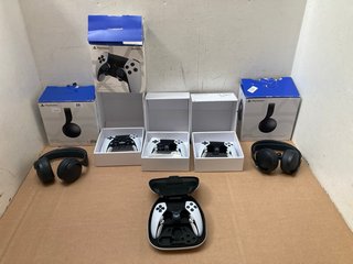 6 X TECH ITEMS TO INCLUDE PLAYSTATION PULSE 3D WIRELESS HEADSETS: LOCATION - A-2