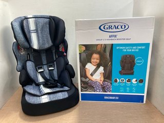 GRACO AFFIX KIDS HIGH BACK CAR SEAT TO INCLUDE NANIA KIDS HIGH BACK BOOSTER SEAT: LOCATION - B1