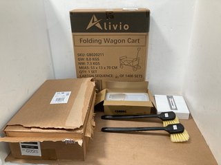 QTY OF ITEMS TO INCLUDE ALIVIO FOLDING WAGON CART: LOCATION - B0