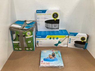 5 X OUTDOOR ITEMS TO INCLUDE BESTWAY AQUA PRISTINE POOL VACUUM: LOCATION - C1