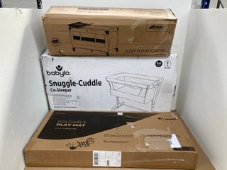 3 X BABY ITEMS TO INCLUDE HAUCK SLEEP N PLAY CENTER TRAVEL COT: LOCATION - C2