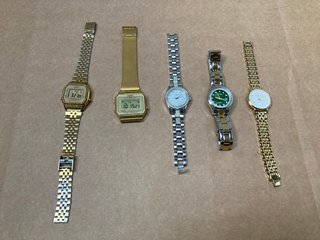 5 X WOMENS WATCHES TO INCLUDE SEKONDA GEM WATCH IN SILVER: LOCATION - A-2