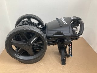 CLICGEAR 4.0 GOLF TROLLEY IN BLACK - RRP £245: LOCATION - C3