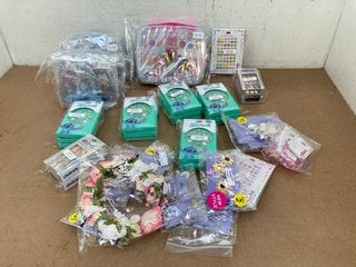 QTY OF CLAIRES ITEMS TO INCLUDE 24 FAUX NAILS: LOCATION - C10