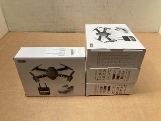 4 X E88PRO FLYING DRONES WITH VIDEO CAMERA CONTROLLERS: LOCATION - A-1