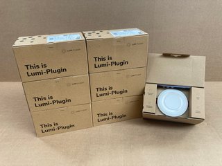 7 X LUMIN PLUGIN LP110 DOWN LIGHTS IN WHITE: LOCATION - C13