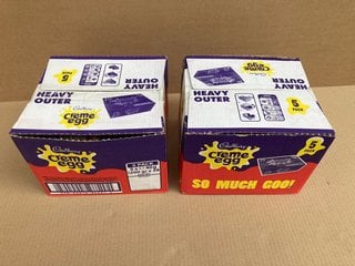 2 X MULTI-PACK BOXES OF CADBURY CREME EGGS - BBE 31/07/2024: LOCATION - C15