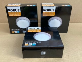 3 X ROBUS GOLF LED PRO-DIFFUSER CEILING LIGHTS: LOCATION - C15