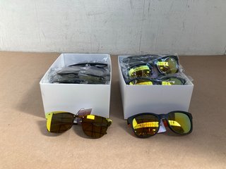 2 X MULTI-PACK ICOTURE SUNGLASSES IN VARIOUS DESIGNS TO INCLUDE BLACK LARGE FRAME: LOCATION - D14