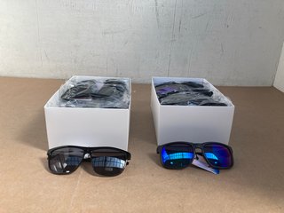 2 X MULTI-PACK ICOTURE SUNGLASSES IN VARIOUS DESIGNS TO INCLUDE BLACK LARGE FRAME: LOCATION - D14